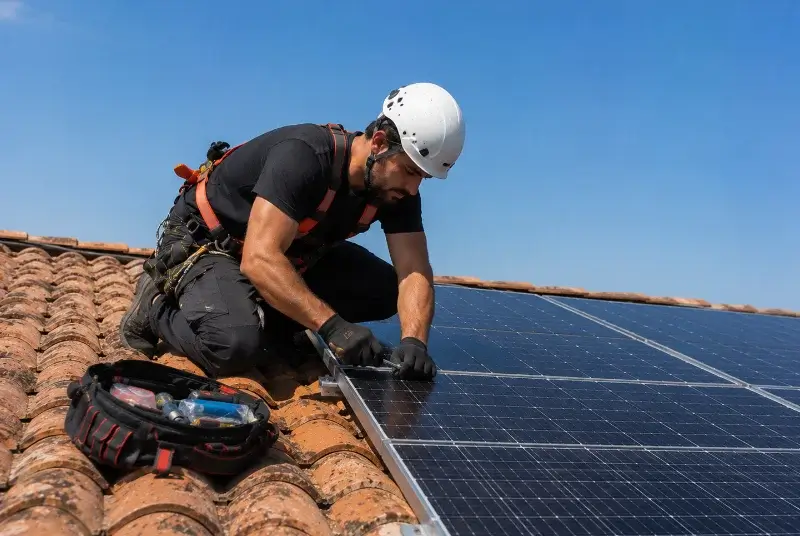 Maintenance et monitoring de panneaux solaires à Clara-Villerach